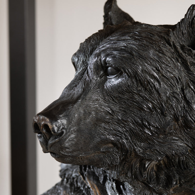 Bear Brown Springs Statue (Set of 2) by Crestview at Eve Furniture