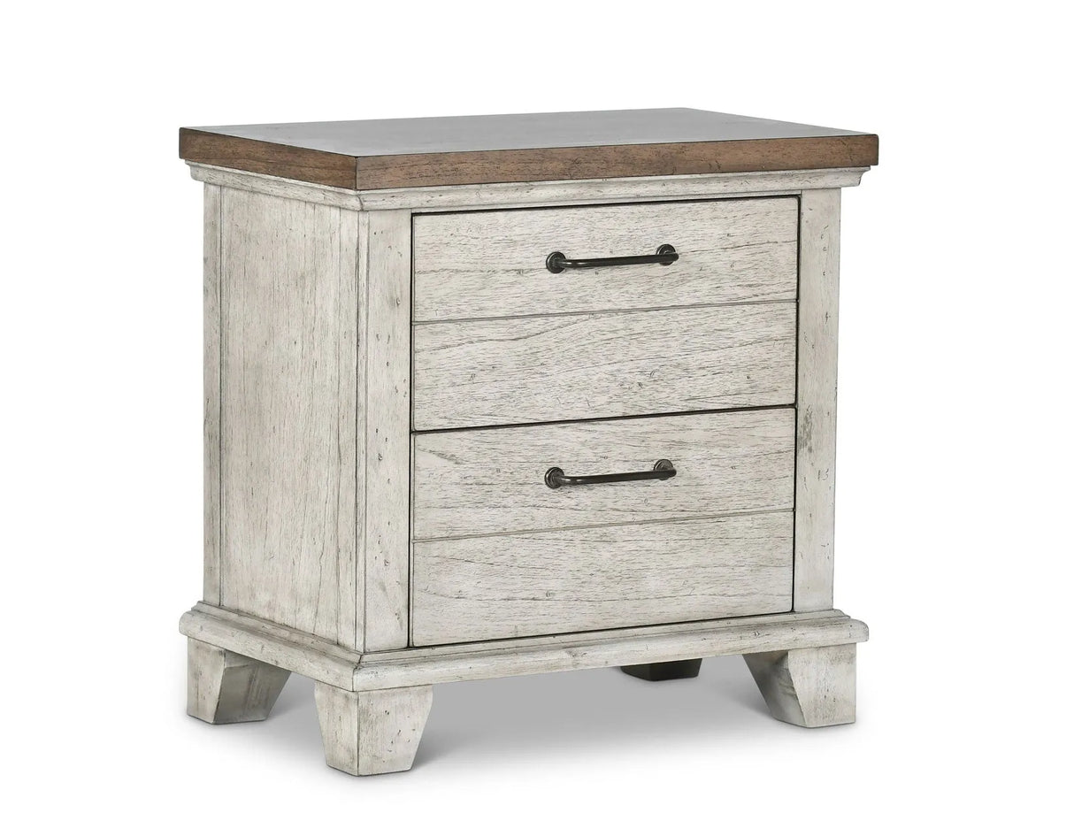 Bear Creek White/Smoke Bedroom Set by Steve Silver at Eve Furniture