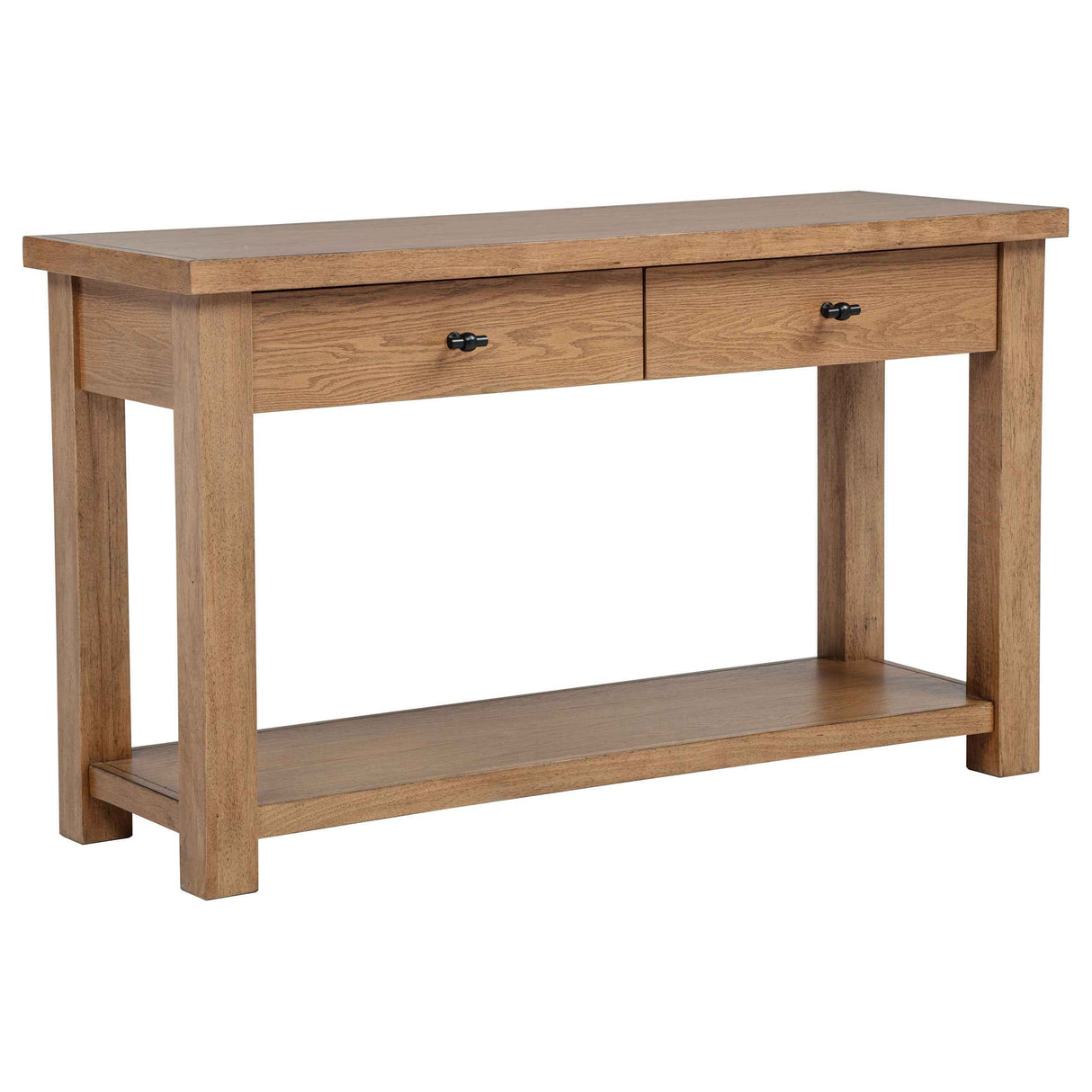 Beasley Golden Oak 2-Drawer Wood Console Table by Coaster at Eve Furniture