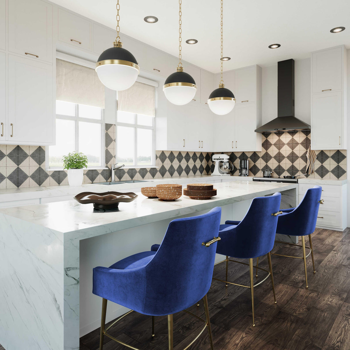 Beatrix Velvet Stool by TOV Furniture at Eve Furniture