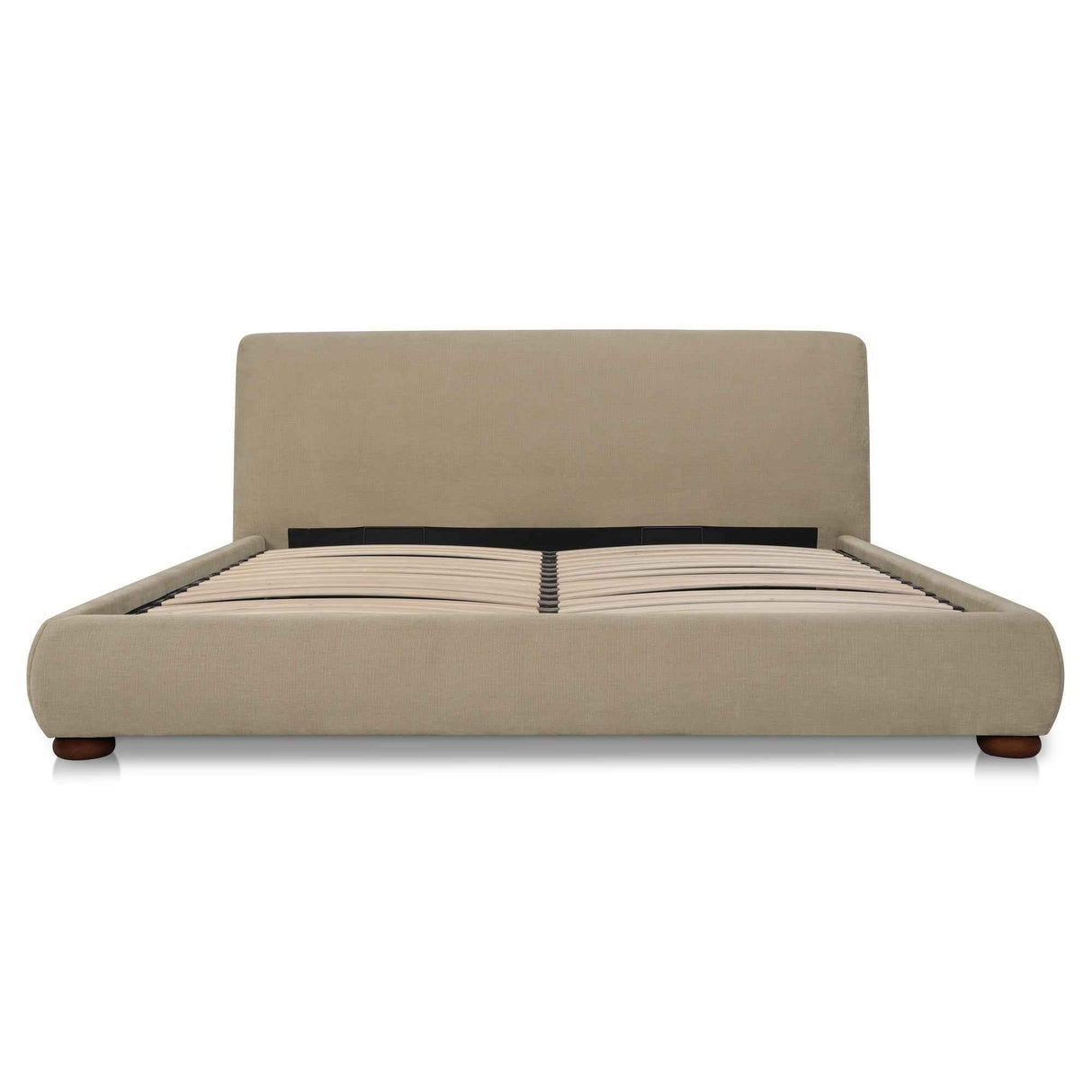Beau Warm Beige Queen Storage Bed