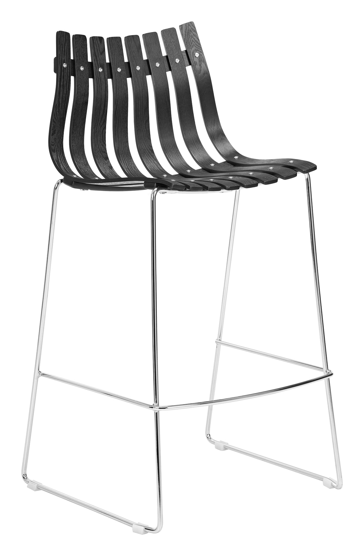 Beaufort Black Barstool (Set of 2) by Zuomod at Eve Furniture