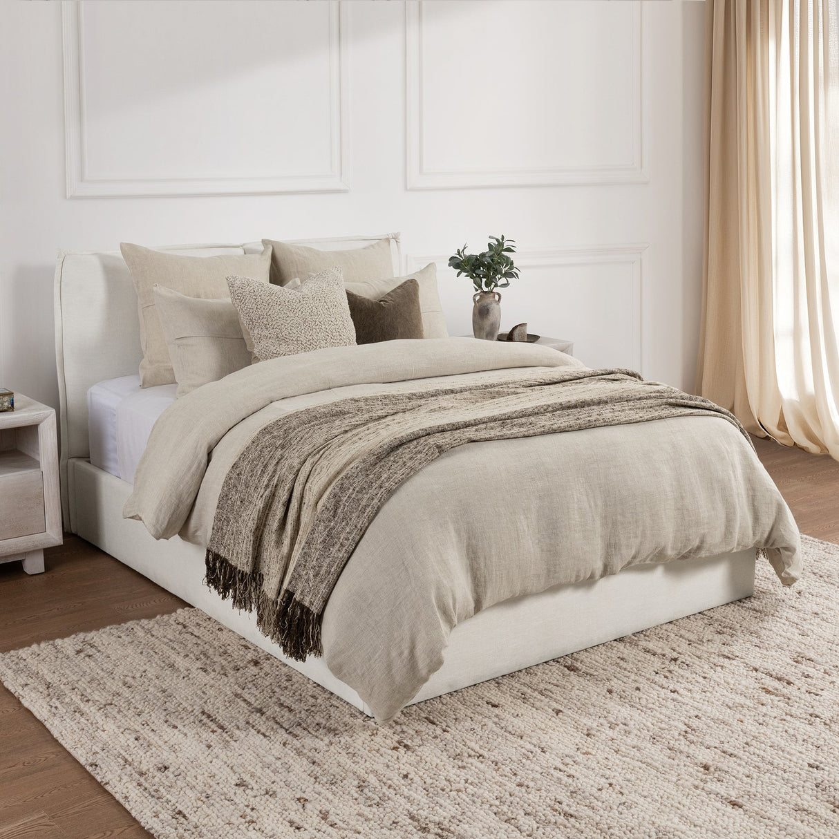 Beaumont Linen Duvet Collection by Classic Home at Eve Furniture