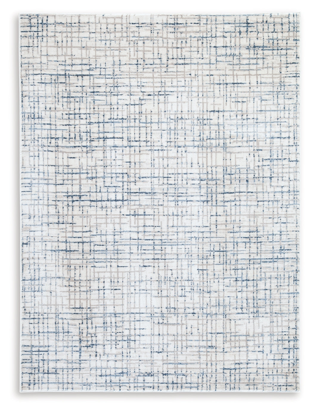 Beckfille Blue/Gray/Cream 5' x 7' Rug by Ashley at Eve Furniture