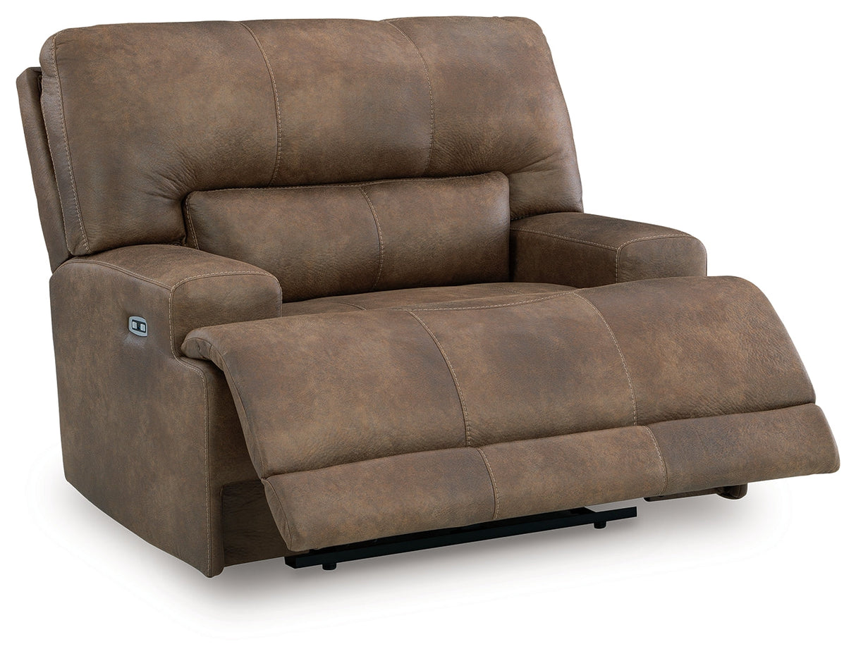 Beckley Place Earth Power Recliner by Ashley at Eve Furniture