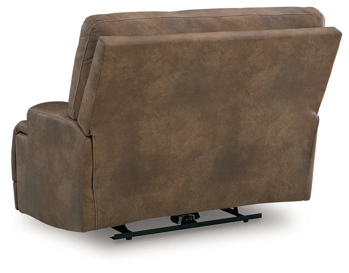 Beckley Place Earth Power Recliner by Ashley at Eve Furniture
