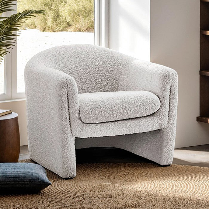 Bedale White Accent Chair by Furniture of America at Eve Furniture