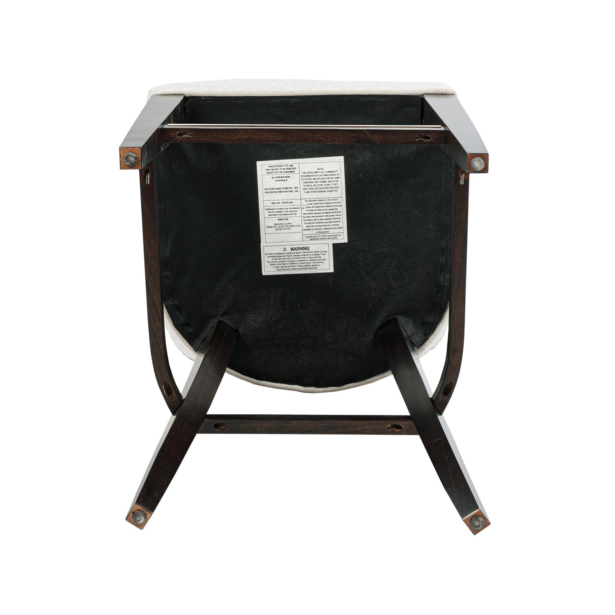 Beever Barstool in Cream by Manhattan Comfort at Eve Furniture