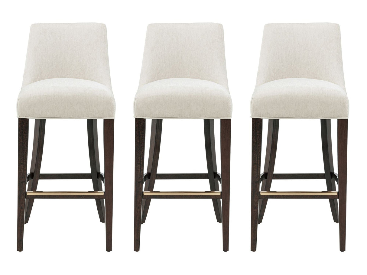 Beever Barstool in Cream (set of 3) by Manhattan Comfort at Eve Furniture