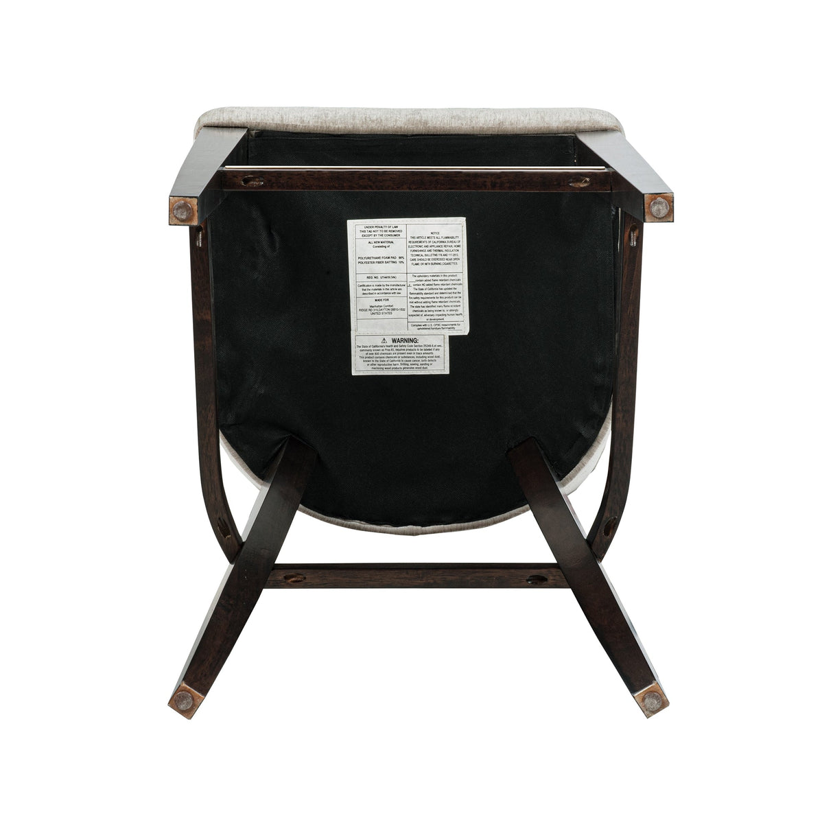 Beever Barstool in Taupe by Manhattan Comfort at Eve Furniture