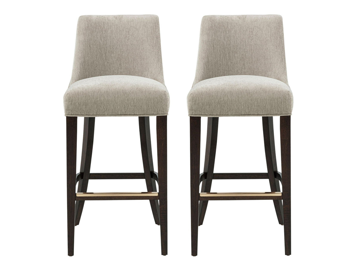 Beever Barstool in Taupe (set of 2) by Manhattan Comfort at Eve Furniture