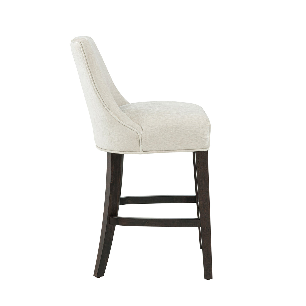 Beever Counter Stool in Cream by Manhattan Comfort at Eve Furniture