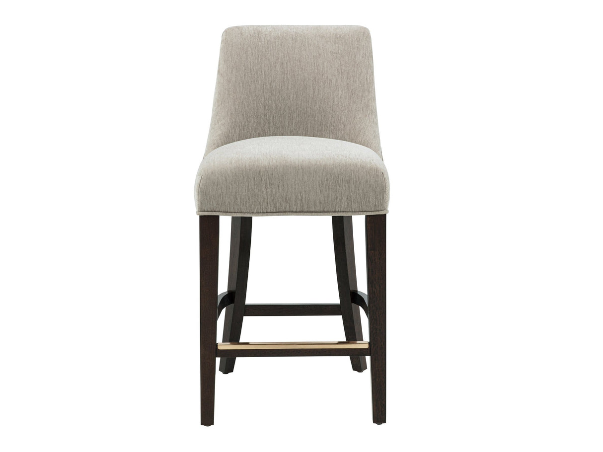 Beever Counter Stool in Taupe by Manhattan Comfort at Eve Furniture