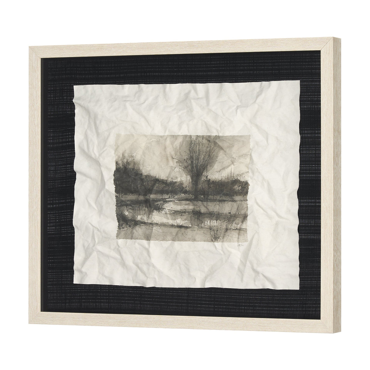 Before the Rain I by Mercana Studio a Hand Embelished Textured Framed Art Print Matted under Glass by Mercana at Eve Furniture