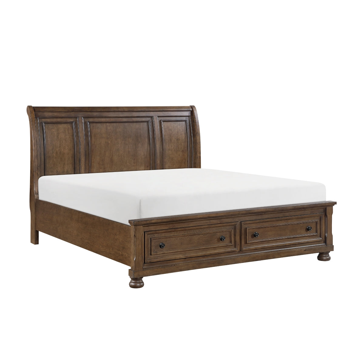 Begonia Dark Brown Storage Bedroom Set by Homelegance at Eve Furniture