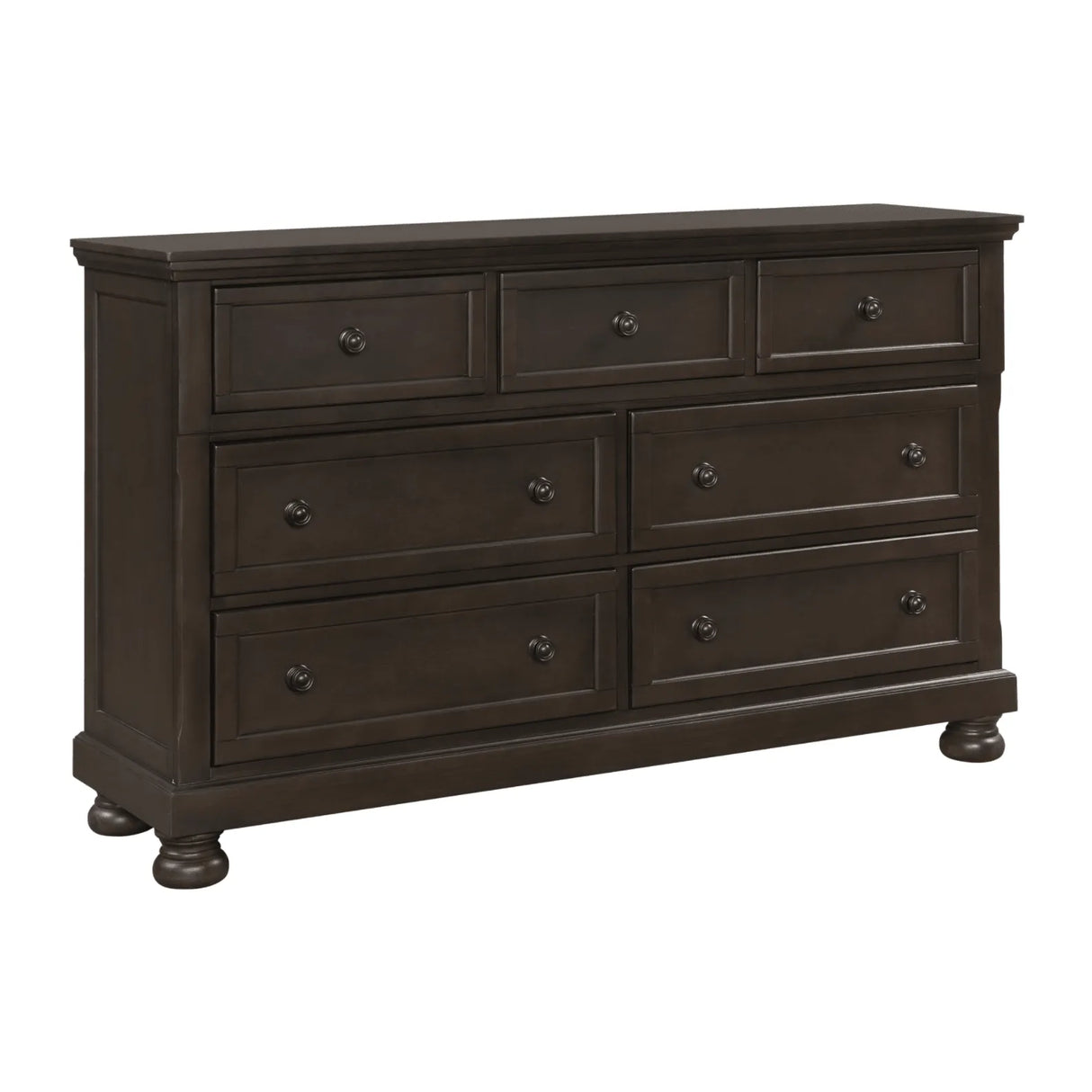 Begonia Grayish Brown Dresser by Homelegance at Eve Furniture