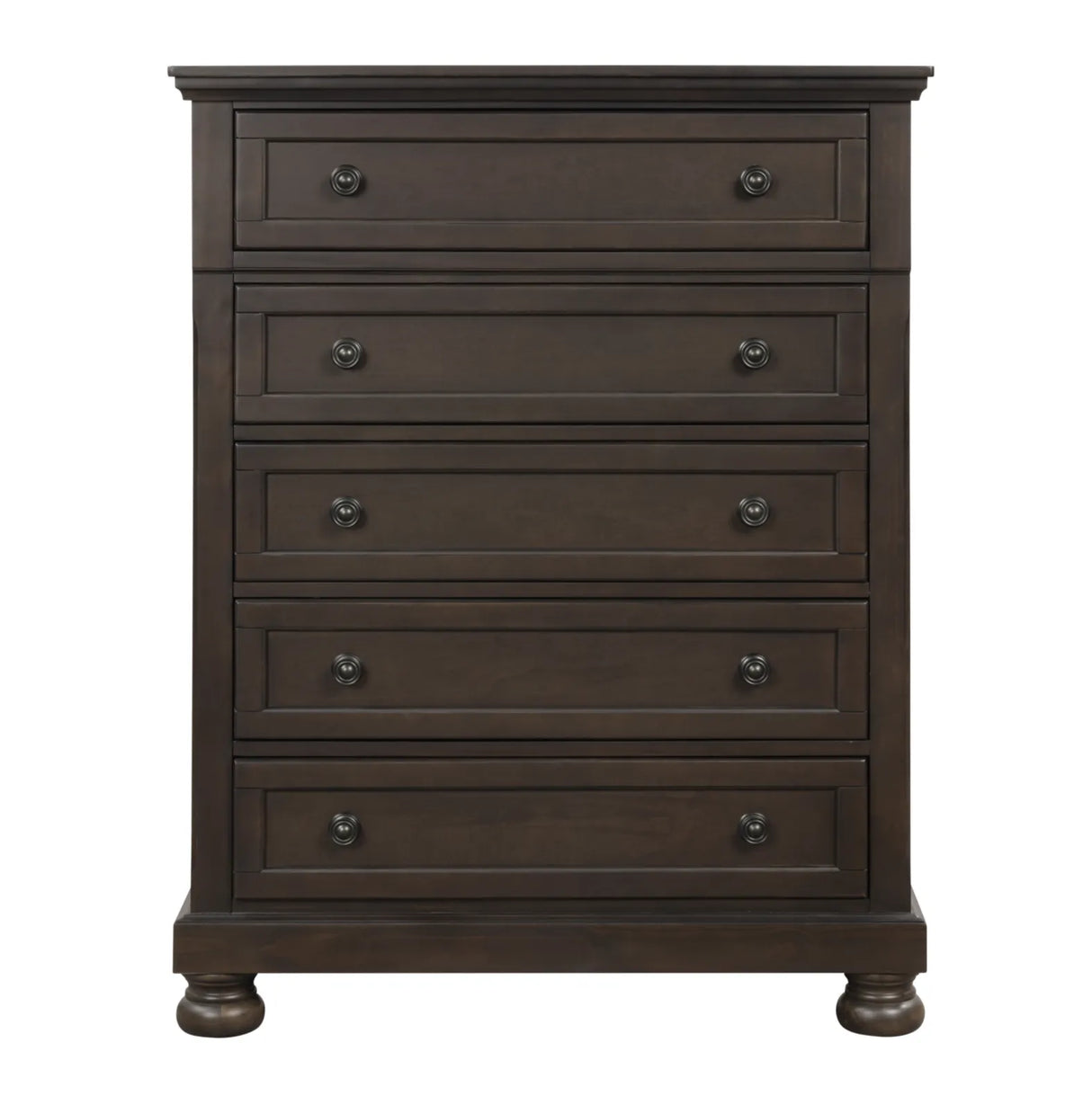 Begonia Grayish Brown Sleigh Storage Platform Bedroom Set by Homelegance at Eve Furniture