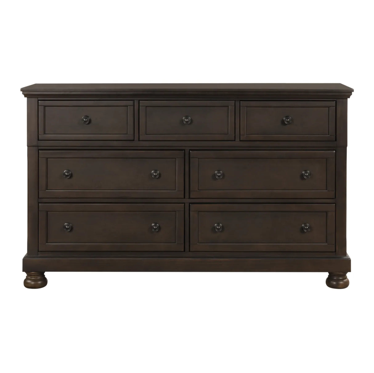 Begonia Grayish Brown Sleigh Storage Platform Bedroom Set by Homelegance at Eve Furniture