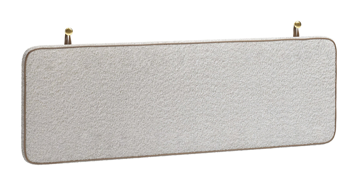 Bela Ivory Floating Queen Headboard by Zuomod at Eve Furniture