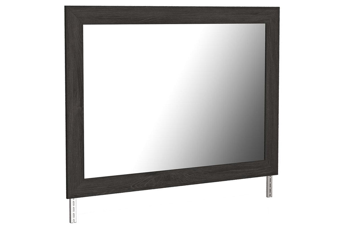 Belachime Black Bedroom Mirror (Mirror Only) by Ashley at Eve Furniture