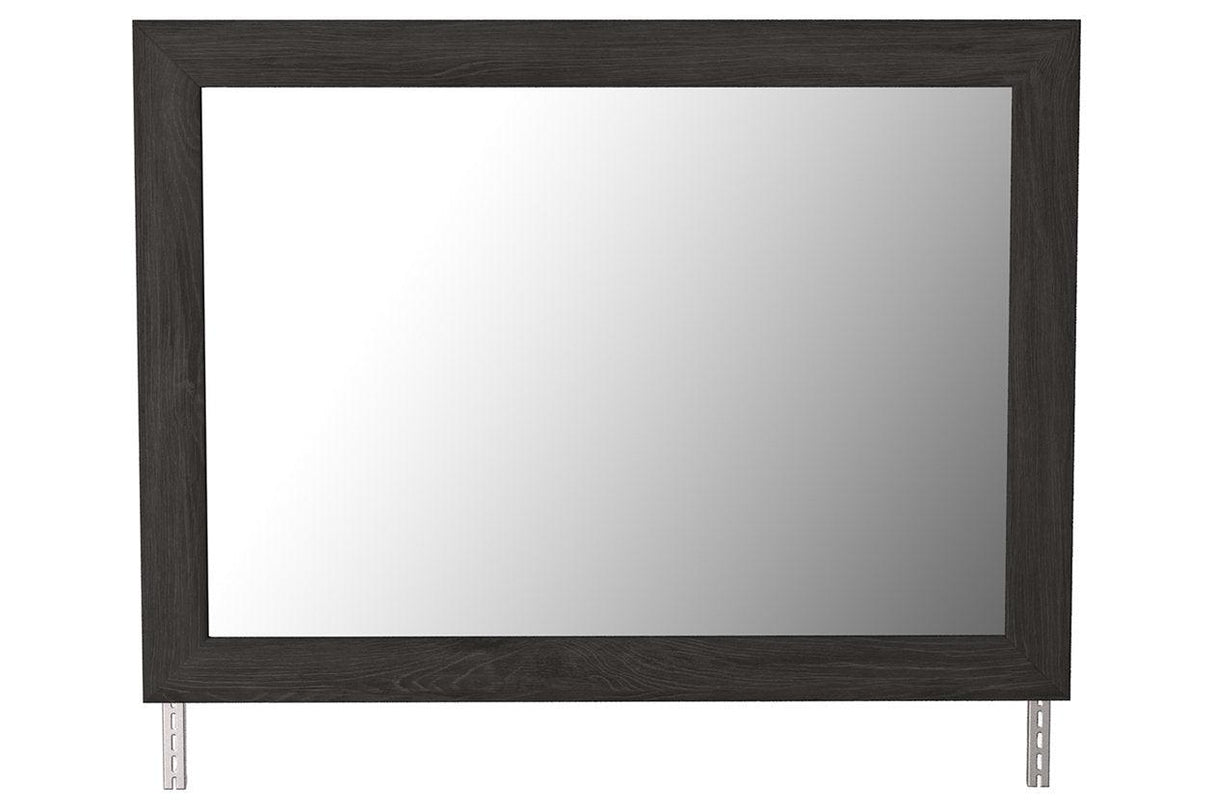 Belachime Black Bedroom Mirror (Mirror Only) by Ashley at Eve Furniture