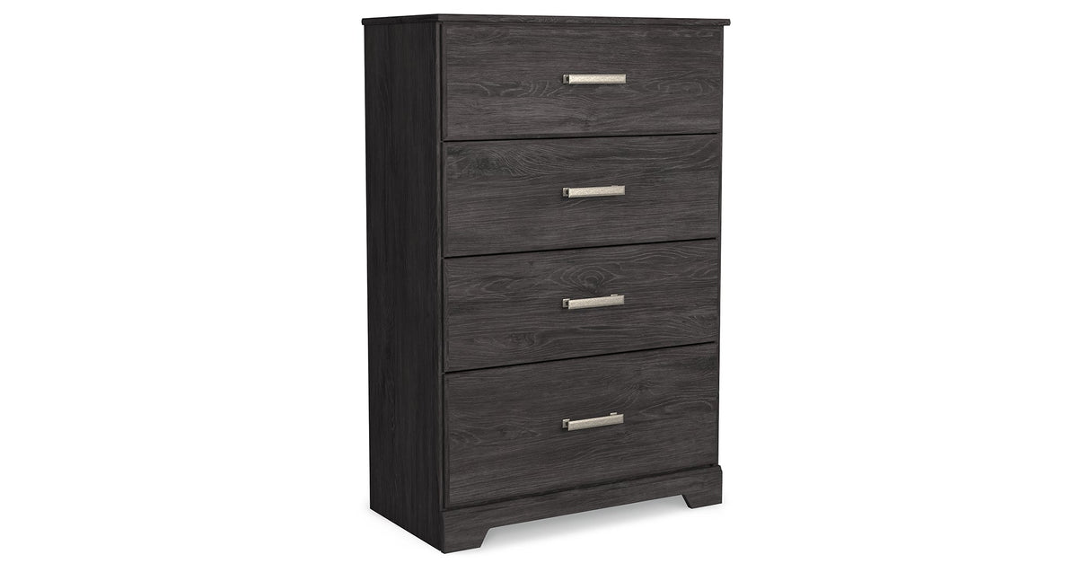 Belachime Black/Gray Youth Panel Bedroom Set by Ashley at Eve Furniture