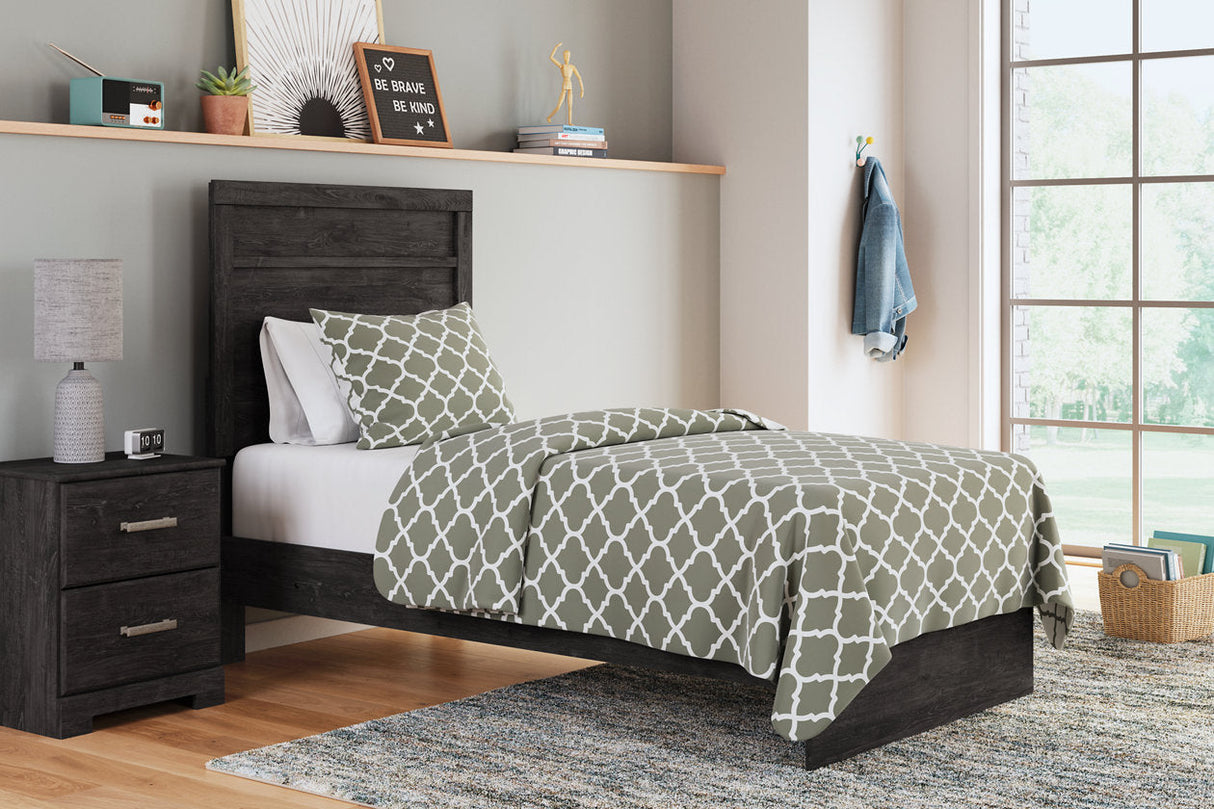 Belachime Black/Gray Youth Panel Bedroom Set by Ashley at Eve Furniture