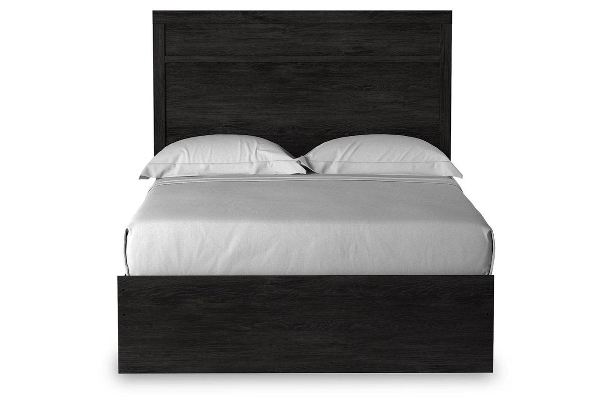 Belachime Charcoal Full Panel Bed by Ashley at Eve Furniture