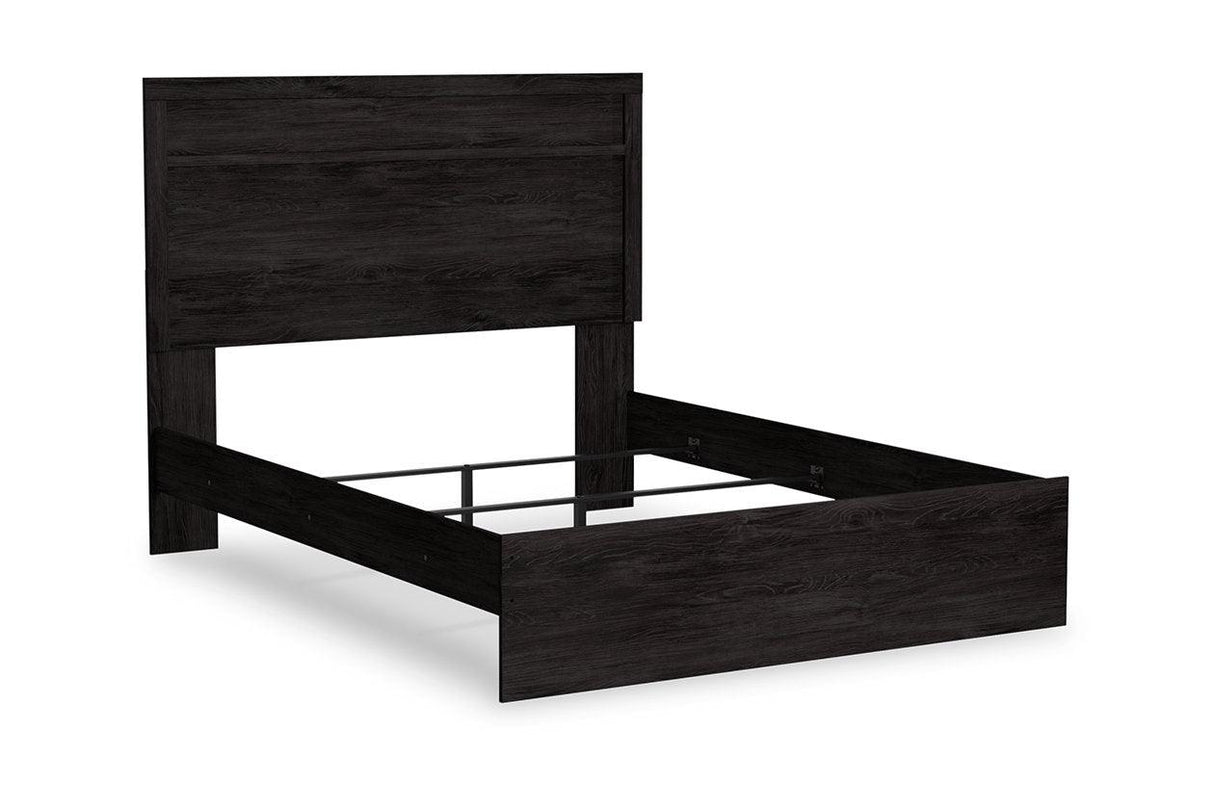 Belachime Charcoal Queen Panel Bed by Ashley at Eve Furniture