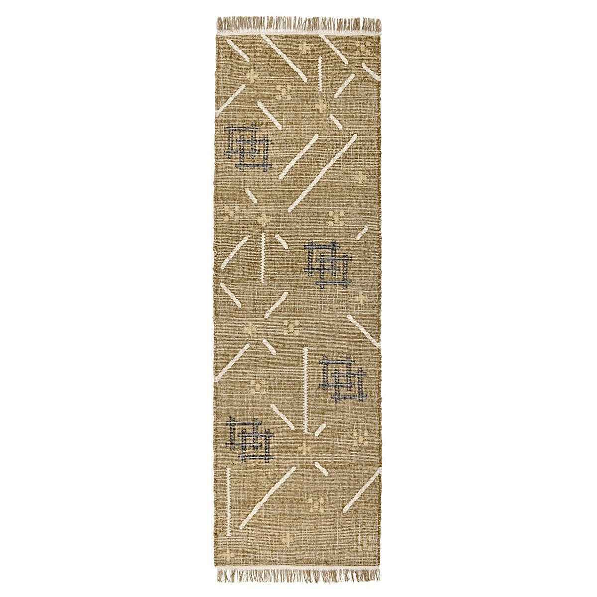 Belfast Caviar Khaki Multi Rug by Classic Home at Eve Furniture
