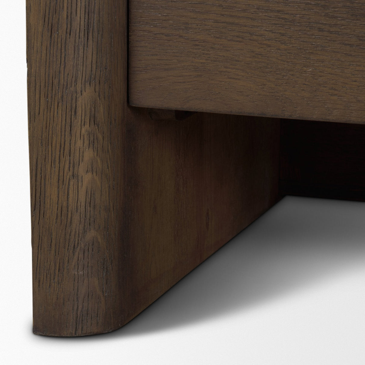Belford 6-Drawer Dark Brown Oak Wood Dresser by Mercana at Eve Furniture