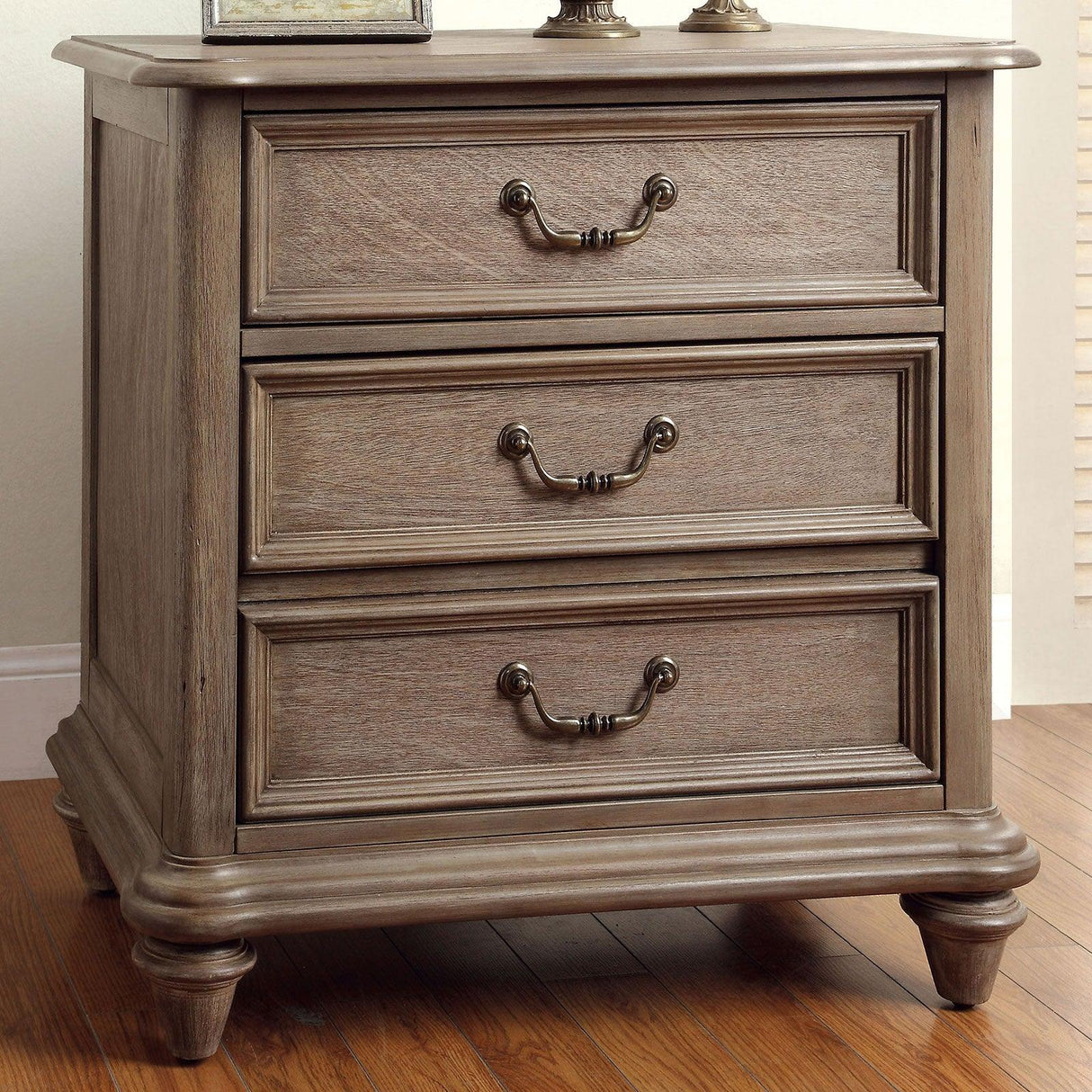 Belgrade Rustic Natural Night Stand by Furniture of America at Eve Furniture