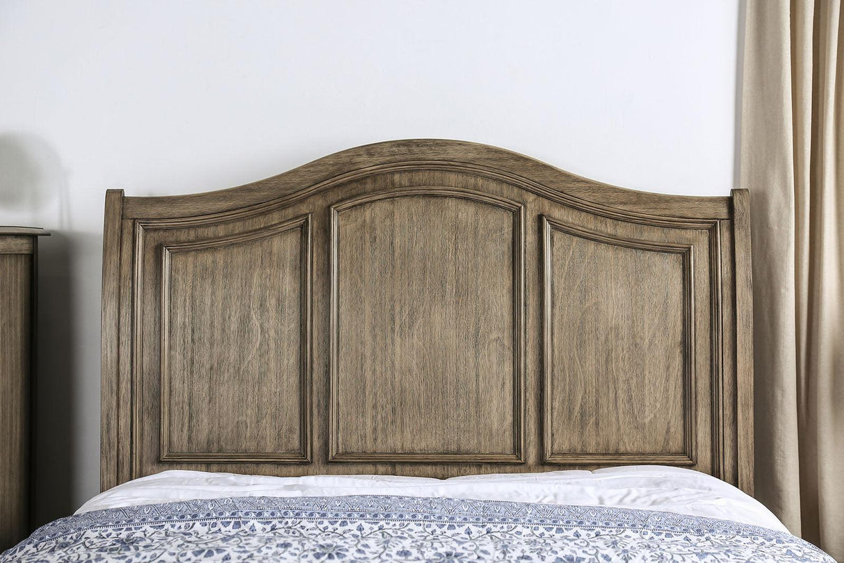 Belgrade Rustic Natural Tone King Storage Platform Bed by Furniture of America at Eve Furniture
