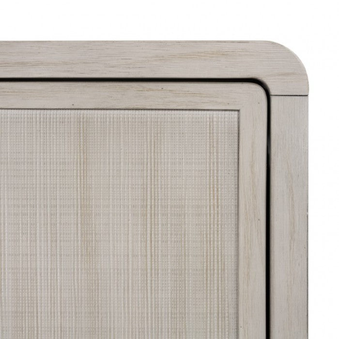 Belize Gray Fog 4 Door Cabinet by Furniture of America at Eve Furniture
