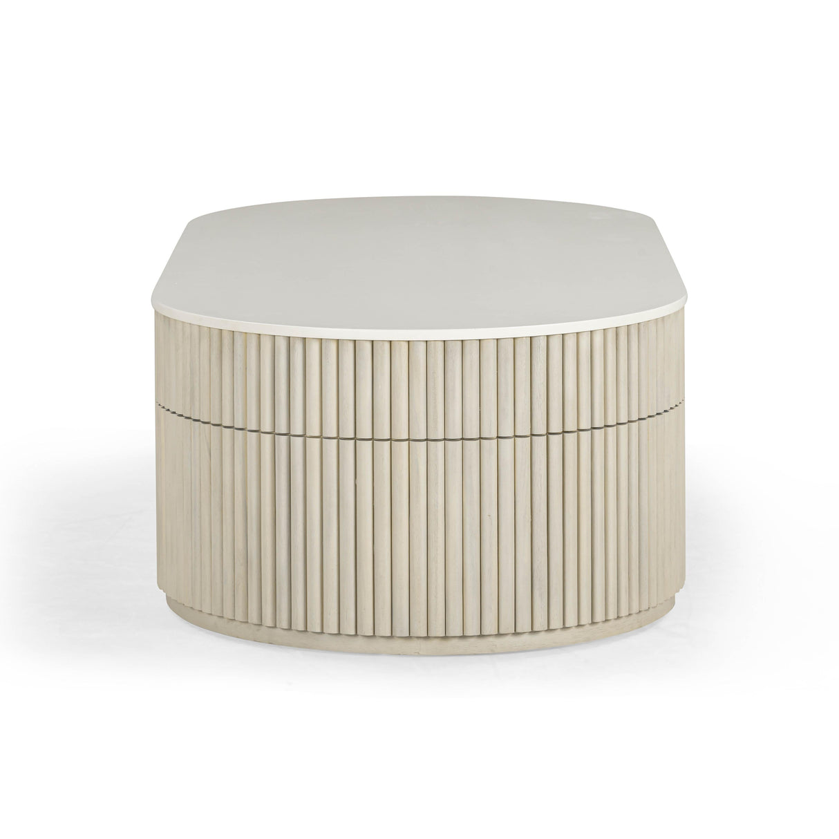 Bella Cream Large Storage Coffee Table by TOV Furniture at Eve Furniture