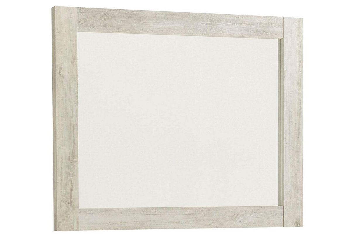 Bellaby Whitewash Bedroom Mirror (Mirror Only) by Ashley at Eve Furniture