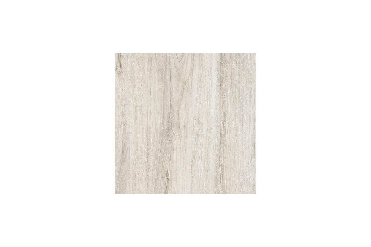 Bellaby Whitewash Queen Crossbuck Panel Bed by Ashley at Eve Furniture