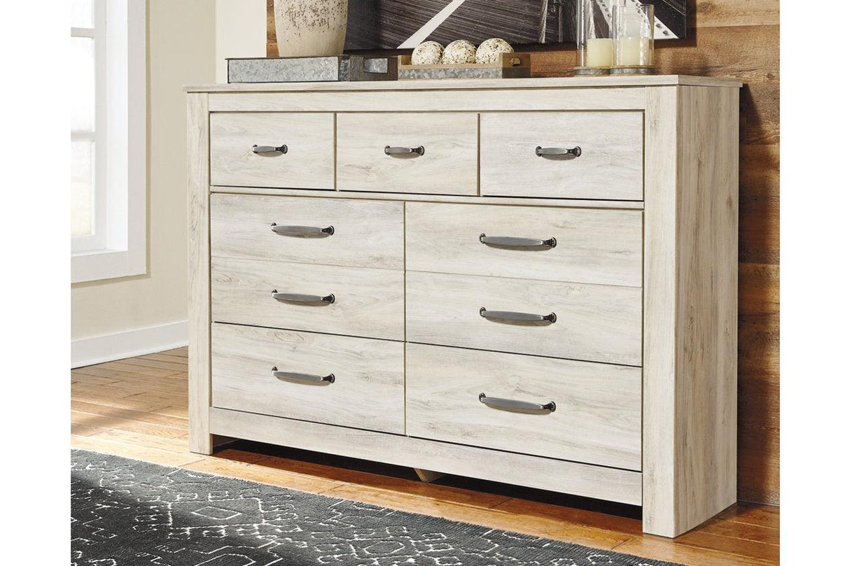 Bellaby Whitewash Dresser by Ashley at Eve Furniture