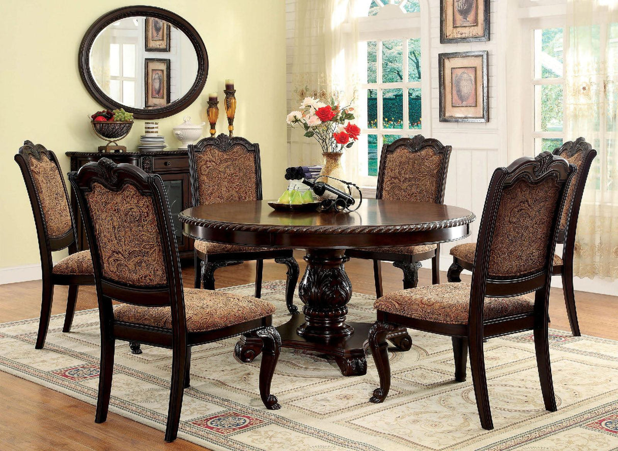 Bellagio Brown Cherry Dining Table by Furniture of America at Eve Furniture