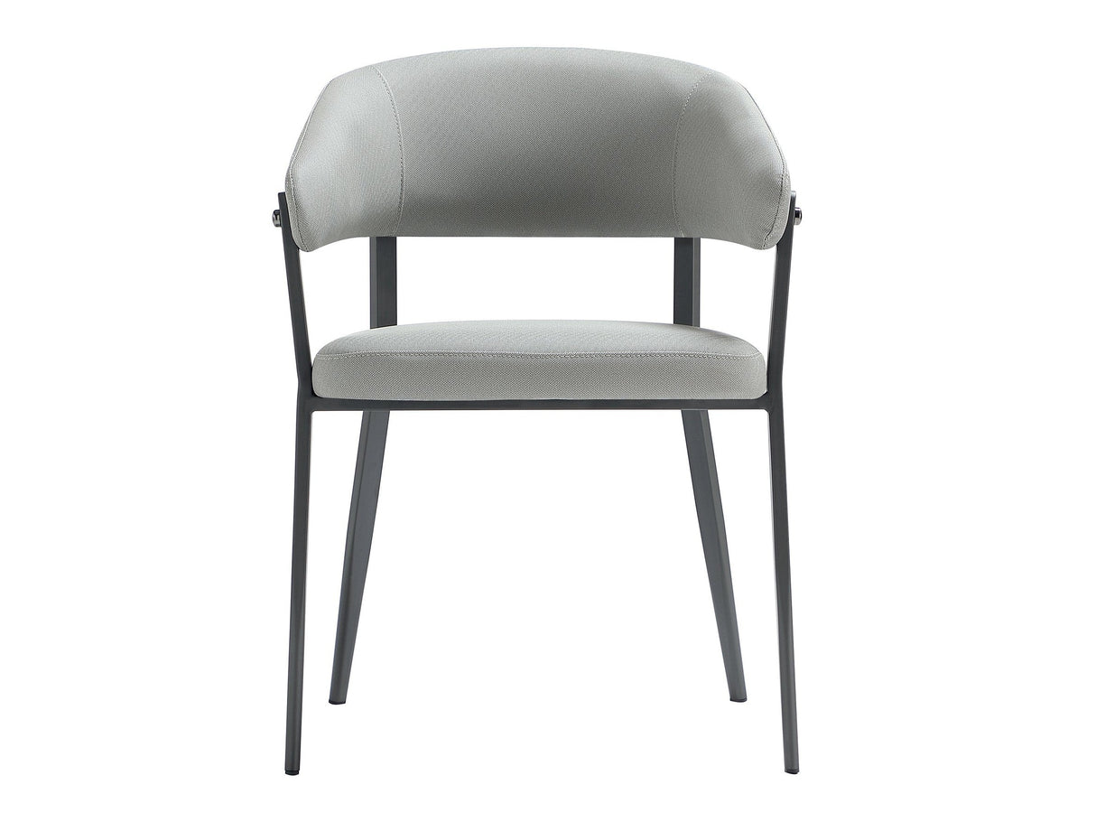 Belle Dining Chair in Stone Grey by Manhattan Comfort at Eve Furniture