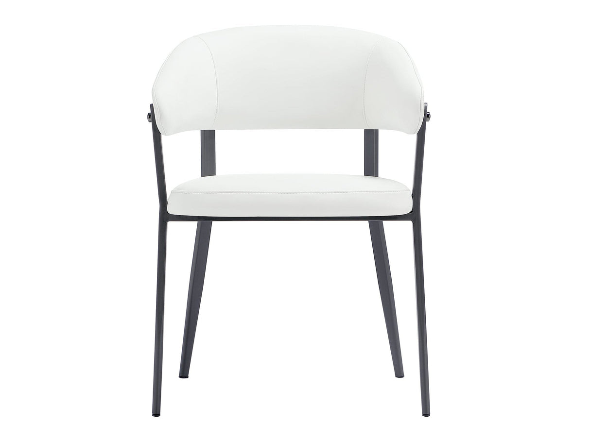 Belle Dining Chair in White by Manhattan Comfort at Eve Furniture
