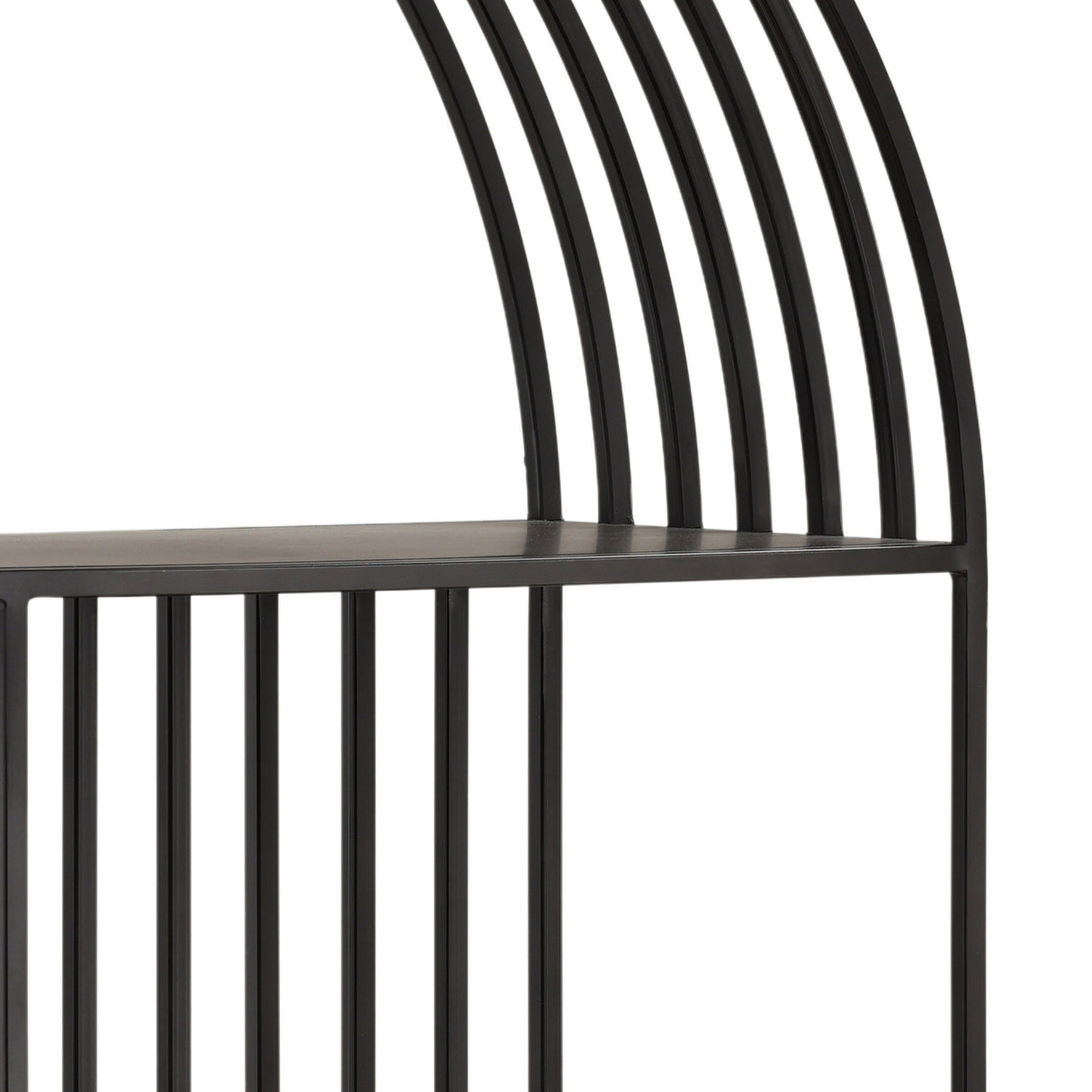 Bellford Bookcase, Black Gunmetal by Dovetail at Eve Furniture
