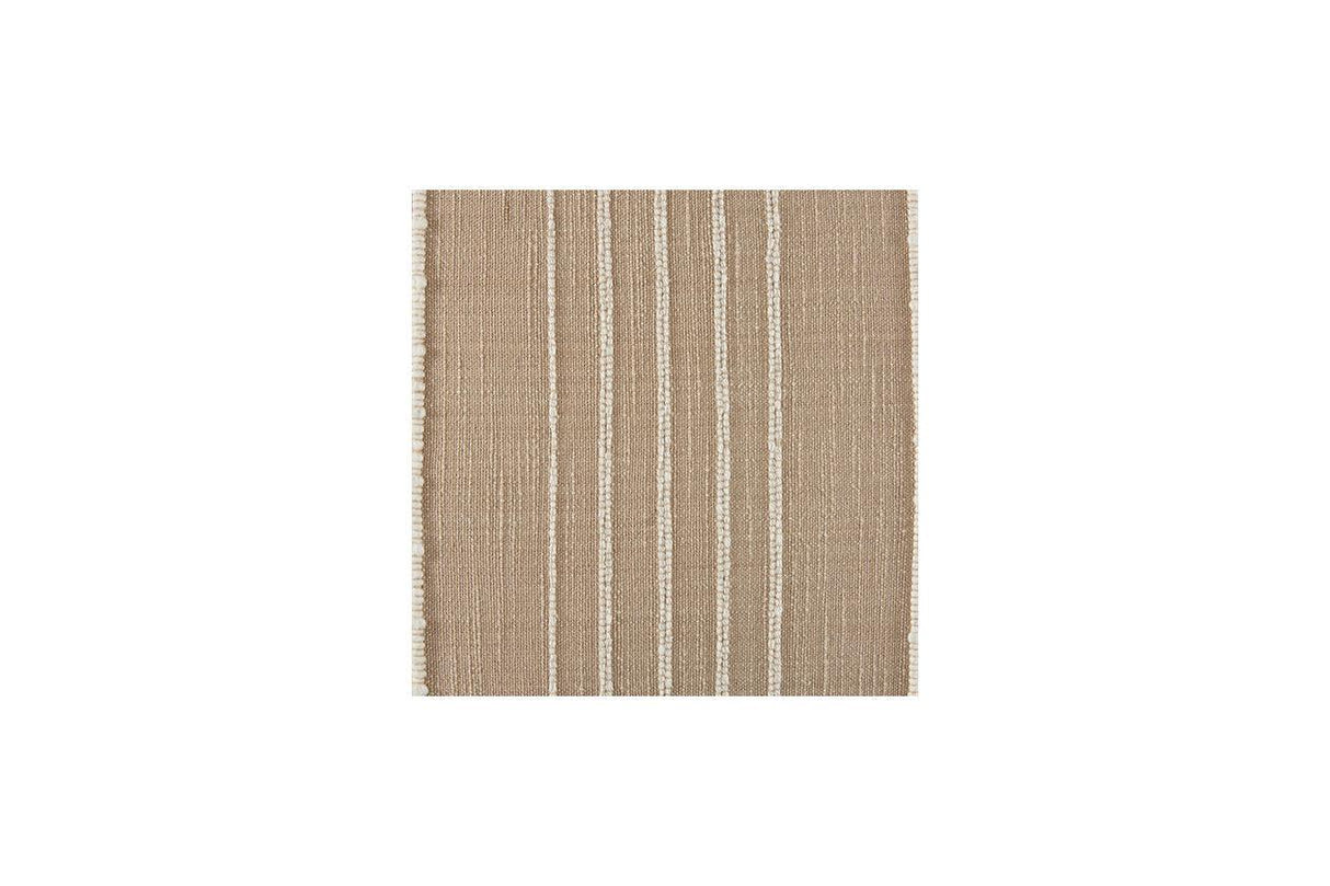 Benbert Tan/White Pillow by Ashley at Eve Furniture