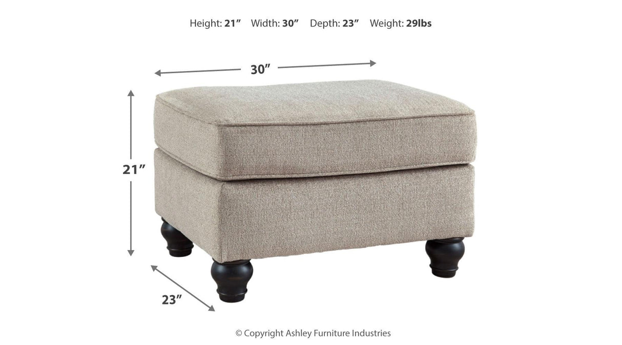 Benbrook Ash Ottoman by Ashley at Eve Furniture