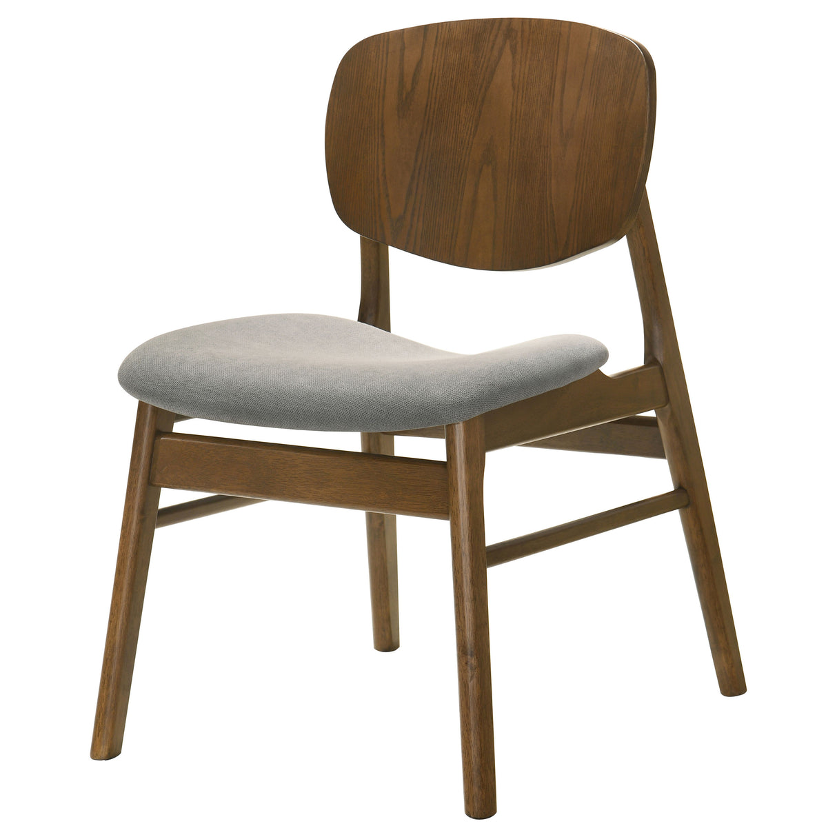Benford Dark Brown Dining Side Chair Upholstered Seat (Set of 2) by Coaster at Eve Furniture