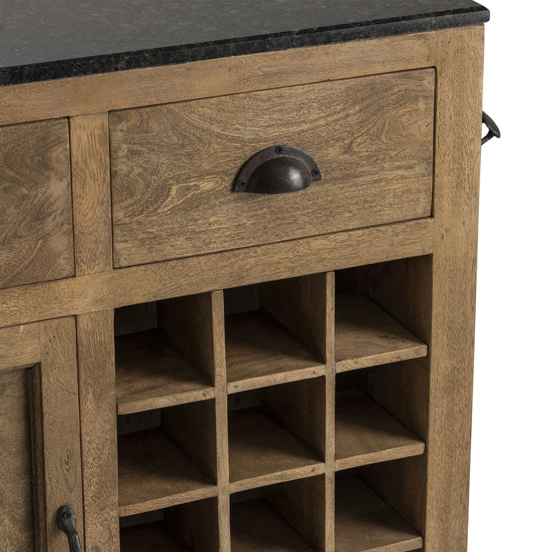 Bengal Manor Brown/Black İsland by Crestview at Eve Furniture