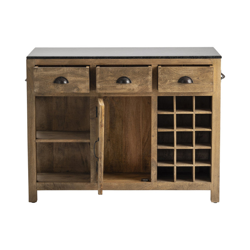 Bengal Manor Brown/Black İsland by Crestview at Eve Furniture