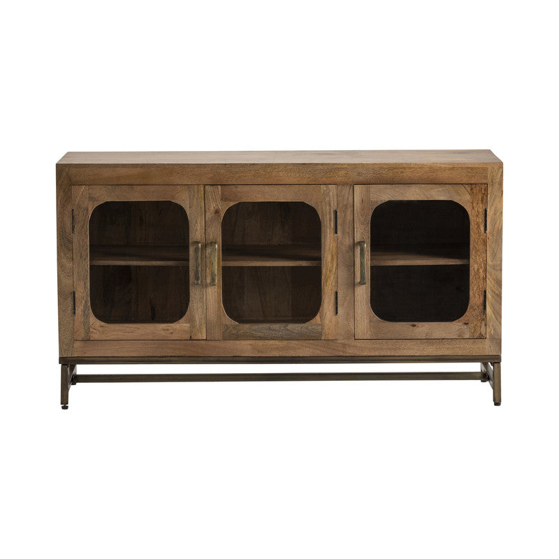 Bengal Manor Brown/Gold Sideboard by Crestview at Eve Furniture