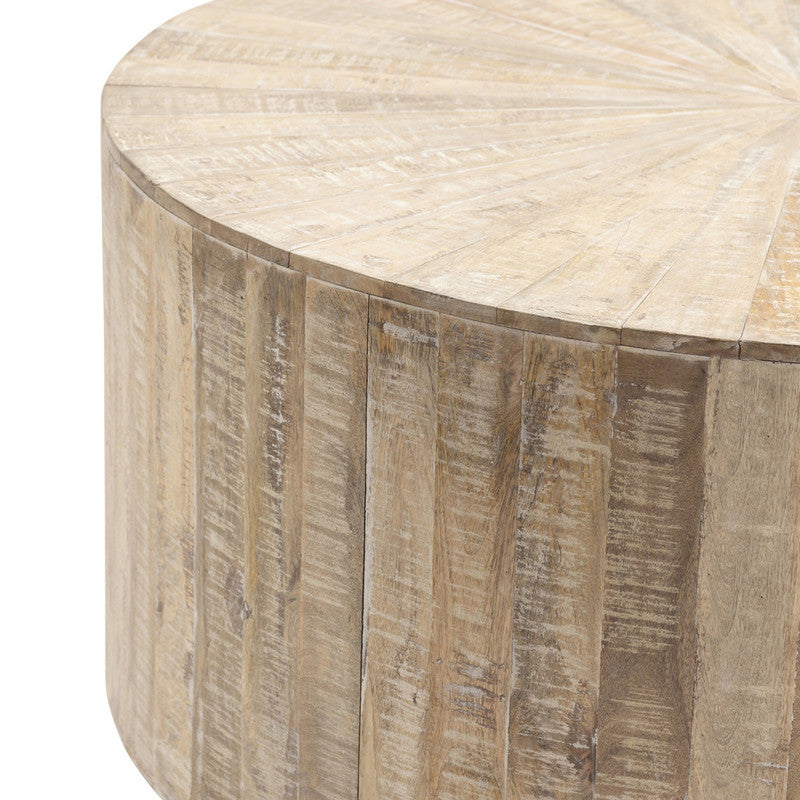 Bengal Manor Brown/White Cocktail Table by Crestview at Eve Furniture