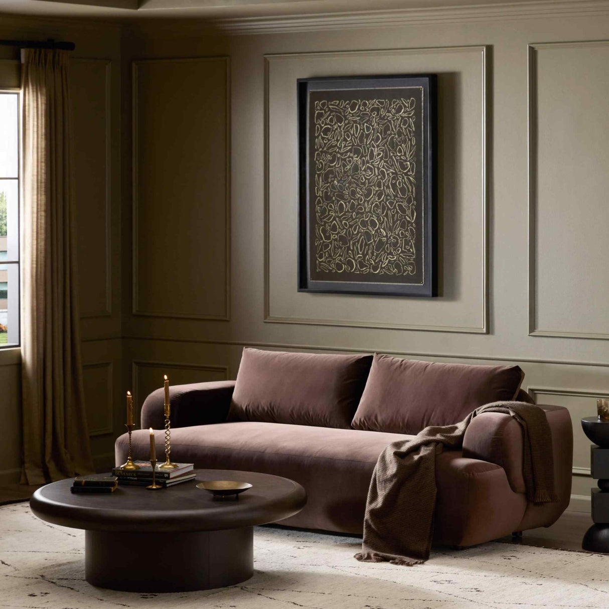 Benito Sofa, Surrey Cocoa by Four Hands at Eve Furniture